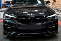 BMW 5-serie G30/G31 2017–2023 Front kofangerlæbe Lip AC-Style (til M-Sport 2017-2020, ABS) foto 5