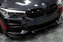 BMW 5-serie G30/G31 2017–2023 Front kofangerlæbe Lip AC-Style (til M-Sport 2017-2020, ABS) foto 4