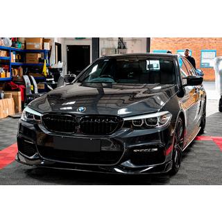 Front kofangerlæbe Lip AC-Style (til M-Sport 2017-2020, ABS) BMW 5-serie G30/G31 2017–2023 foto 1