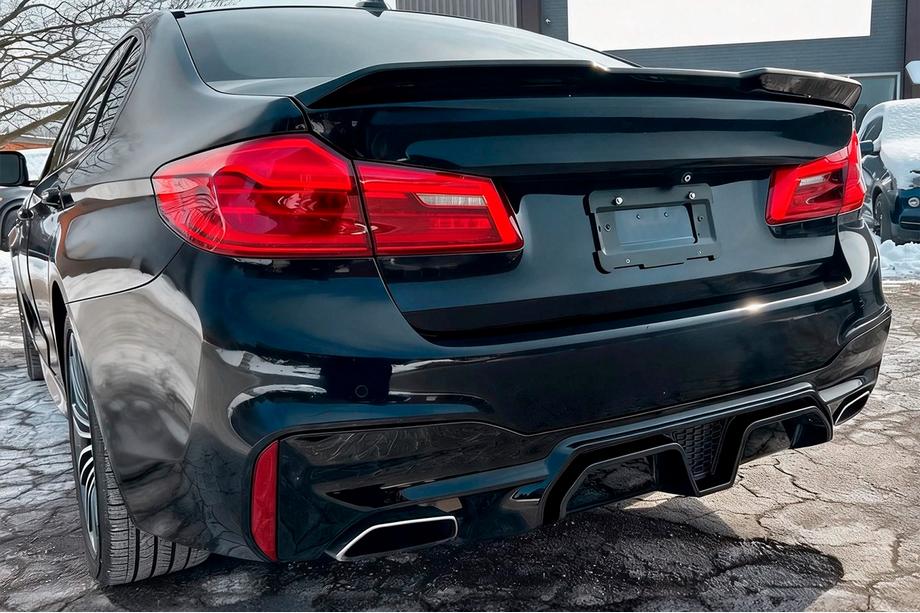 BMW 5-serie G30/G31 2017–2023 Bagkofanger-diffuser CS-Style (til M-Sport/M5 F90, ABS) Foto 4