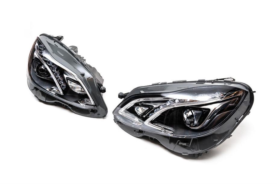 Mercedes E-class W212 2009–2016 Forlygter (2 stk., facelift, uden styreenheder, til biler med original halogenoptik) Foto 4