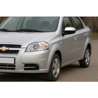Spejlkåber (2 stk., rustfrit stål) Chevrolet Aveo T250 2005–2011 foto 3