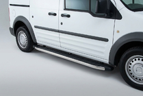 Ford Connect 2002–2006 BlackLine sidetrin (2 stk., aluminium) foto 1