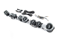 Mercedes S-klasse W222 2013–2022 LED-deflektorer til luftdyser (2014-2017, 7 farver) foto 4