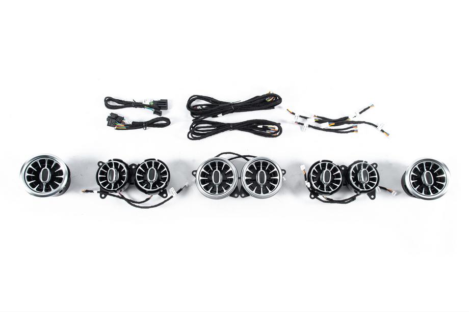 Mercedes S-klasse W222 2013–2022 LED-deflektorer til luftdyser (2014-2017, 7 farver) Image