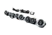 Mercedes S-klasse W222 2013–2022 LED-ventilationsdeflektorer (2018-2022, 64 farver) foto 3