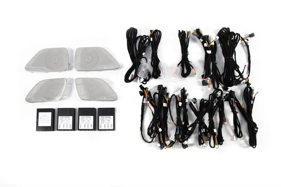 Mercedes S-klasse W222 2013–2022 Instrumentbræt-trim-sæt med belysning Burmester Image