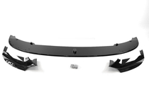 BMW 5-serie F10/F11 2010–2016 Frontspoiler-læbe MP-Style (til M-Performance, blank sort) foto 6