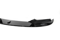 BMW 5-serie F10/F11 2010–2016 Frontspoiler-læbe MP-Style (til M-Performance, blank sort) foto 7