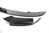 BMW 5-serie F10/F11 2010–2016 Frontspoiler-læbe MP-Style (til M-Performance, blank sort) foto 8