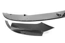 BMW 5-serie F10/F11 2010–2016 Frontspoiler-læbe MP-Style (til M-Performance, blank sort) foto 9