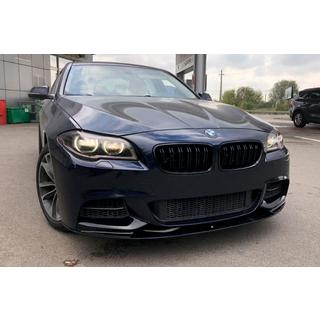 Frontspoiler-læbe MP-Style (til M-Performance, blank sort) BMW 5-serie F10/F11 2010–2016 foto 2