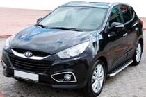 Hyundai IX-35 2010–2015 BlackLine sidetrin (2 stk., aluminium) foto 1
