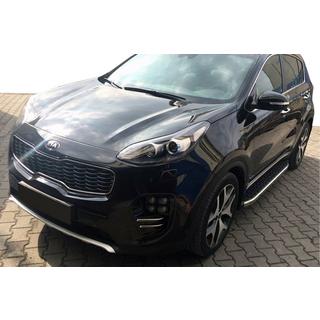 BlackLine sidetrin (2 stk., aluminium) Kia Sportage 2010–2015 foto 1