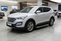 Hyundai Santa Fe 3 2012–2018 BlackLine sidetrin (2 stk., aluminium) foto 1