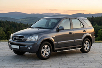 Kia Sorento I BL 2002–2009 BlackLine sidetrin (2 stk., aluminium) foto 1