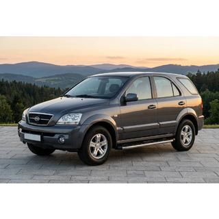 BlackLine sidetrin (2 stk., aluminium) Kia Sorento I BL 2002–2009 foto 1