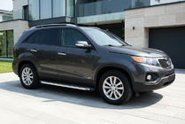 Kia Sorento II XM 2009–2014 BlackLine sidetrin (2 stk., aluminium) 2010-2013 foto 1