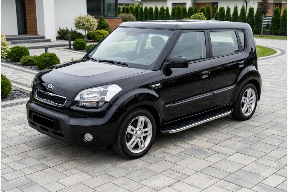 Kia Soul I 2008–2013 BlackLine sidetrin (2 stk., aluminium) Image