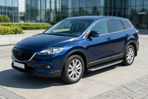 Mazda CX-9 2007–2016 BlackLine sidetrin (2 stk., aluminium) foto 1