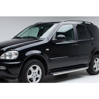 BlackLine sidetrin (2 stk., aluminium) Mercedes ML W163 1997–2005 foto 1