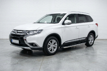 Mitsubishi Outlander 2012–2021 BlackLine sidetrin (2 stk., aluminium) foto 1