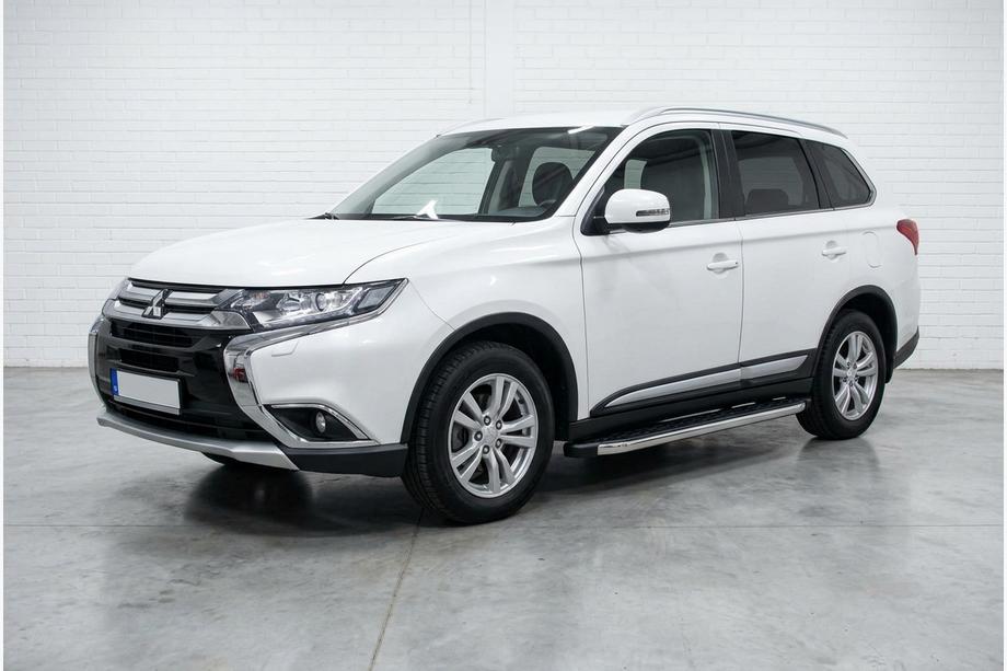 Mitsubishi Outlander 2012–2021 BlackLine sidetrin (2 stk., aluminium) Image