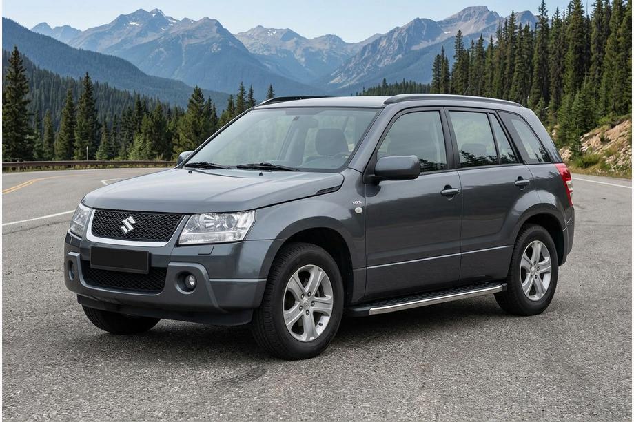 Suzuki Grand Vitara 2005–2017 BlackLine sidetrin (2 stk., aluminium) Image