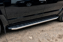 Volkswagen Amarok 2010–2022 BlackLine sidetrin (2 stk., aluminium) foto 1