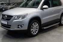 Volkswagen Tiguan 2007–2016 BlackLine sidetrin (2 stk., aluminium) foto 1