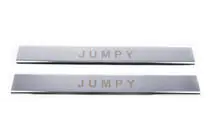 Citroen Jumpy 2007–2017 Dørtrinslister (2 stk., stål, Carmos) foto 2
