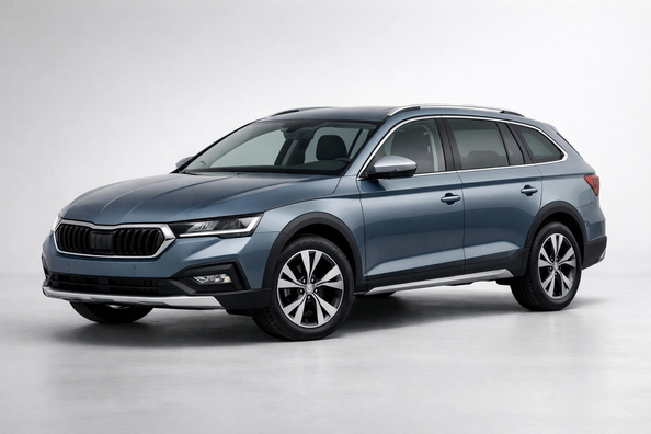 Test af Škoda Octavia Scout A8: forhøjet stationcar til hverdagen