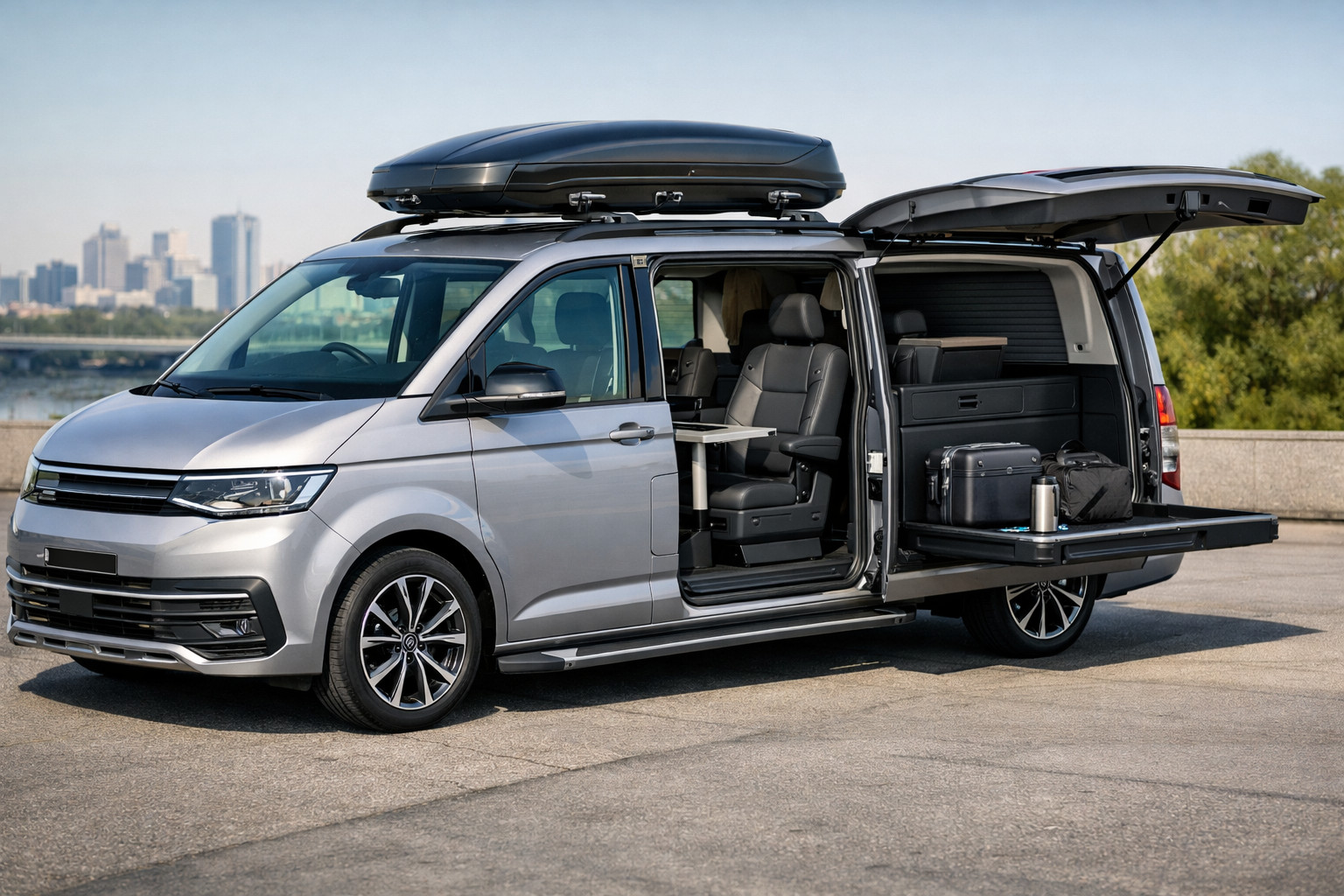 Opgraderingspakke til Volkswagen Transporter T7 til intercity og erhverv