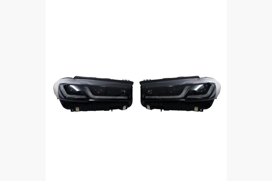 BMW 5-serie G30/G31 2017–2023 Forlygter LCI Full LED Shadow (til kofangerudskiftning) Image