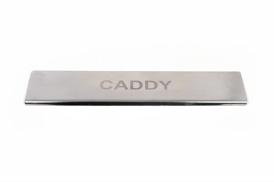 Volkswagen Caddy 2004–2010 NEDSAT!!! Dørtrinsliste til skydedør (rustfrit stål) Foto 2
