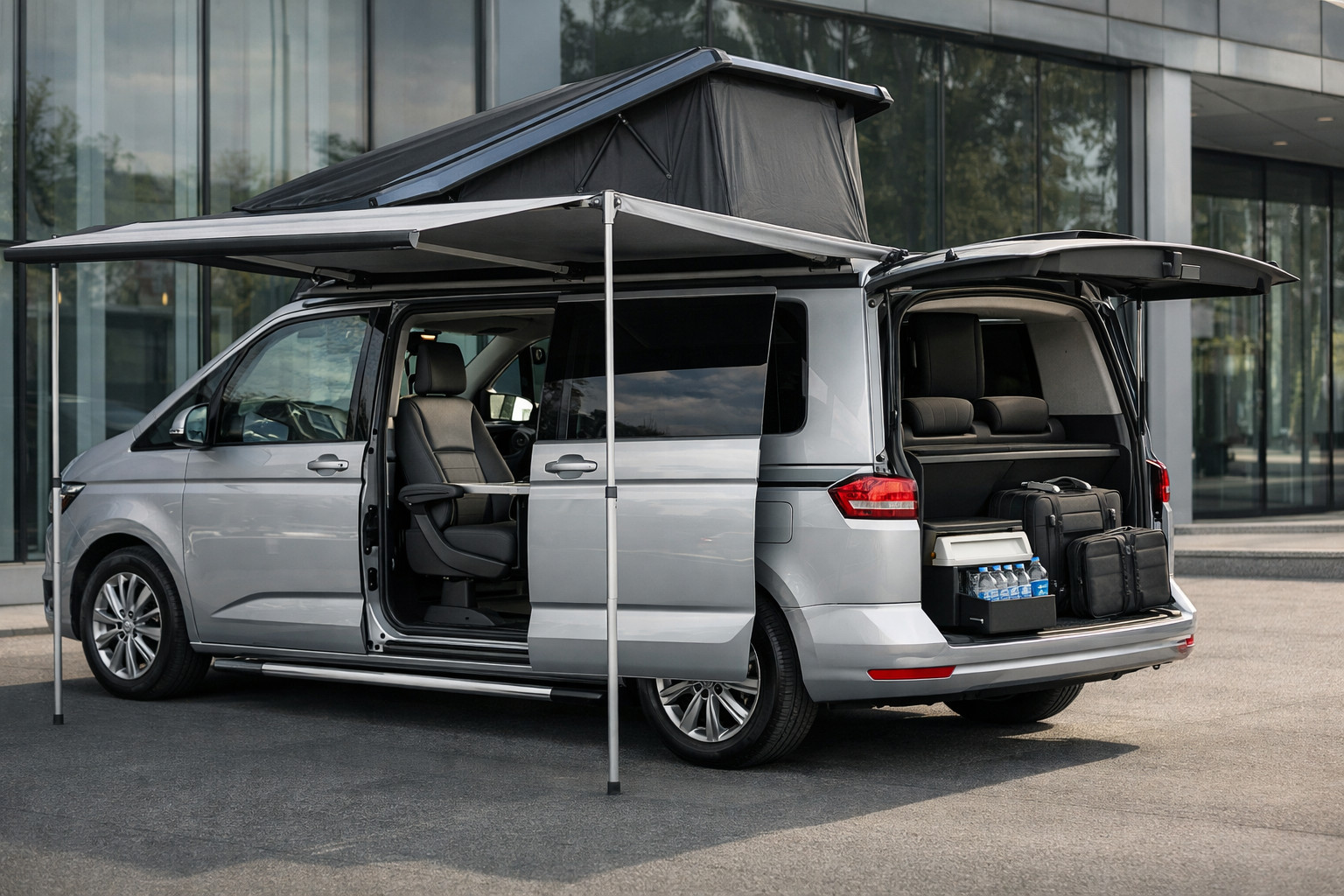 Opgraderingspakke til Volkswagen Caravelle T7 til erhverv og passagerer