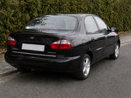Daewoo Lanos 1998–2017 Bagagerumskantliste (rustfrit stål) foto 1