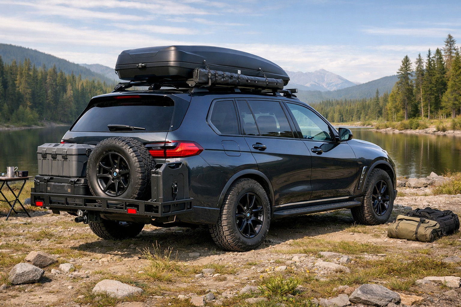 Hvad passer til BMW X7 G07 til ture i naturen og tagbagage