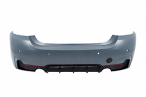 BMW 4-serie F32/F33/F36 2012–2020 Bagkofanger med diffuser til enkelt udstødning i begge sider M-Sport foto 1