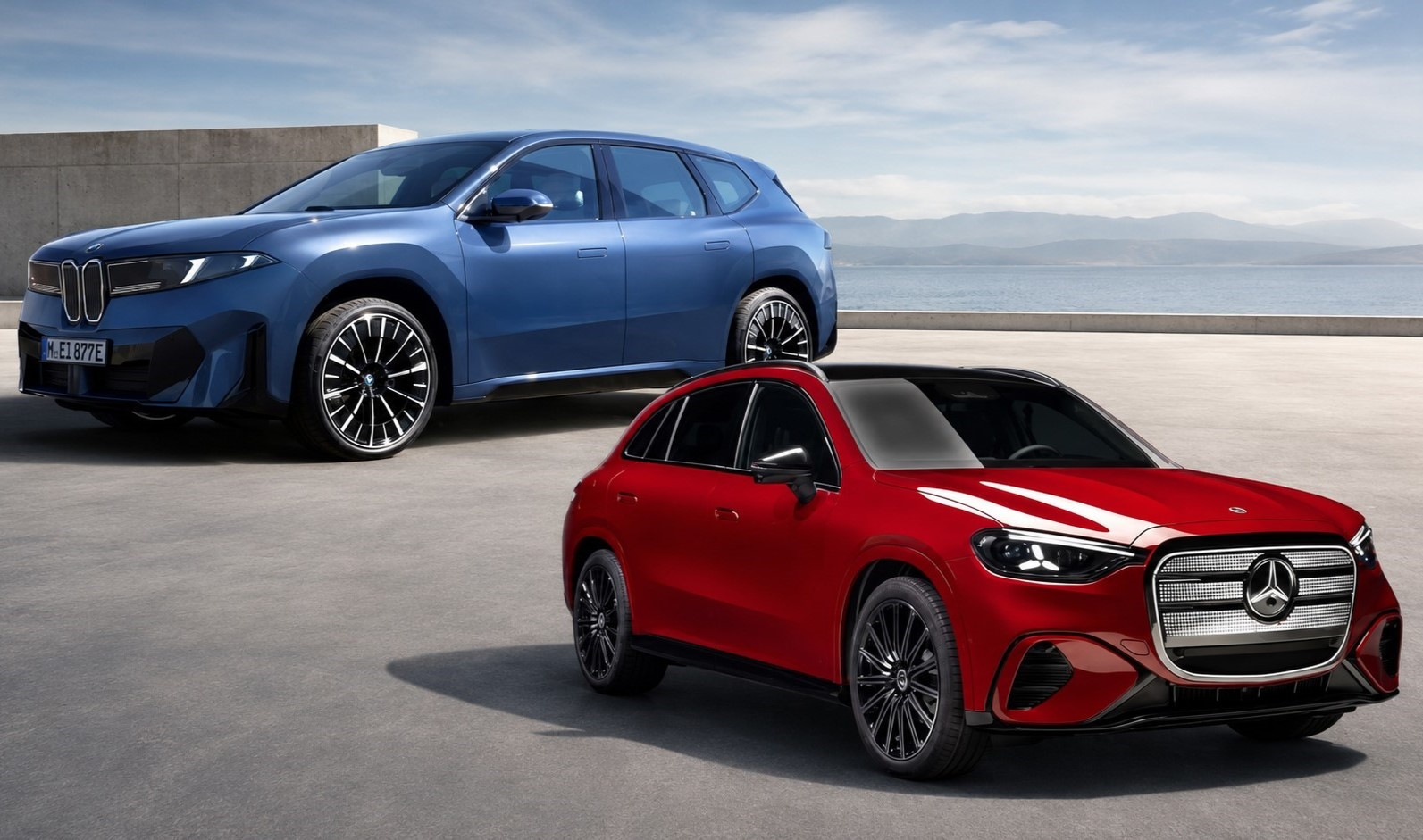 Mercedes-Benz GLC EQ 2027 vs BMW iX3 2027: Hvilken el-crossover i næste generation er bedst?
