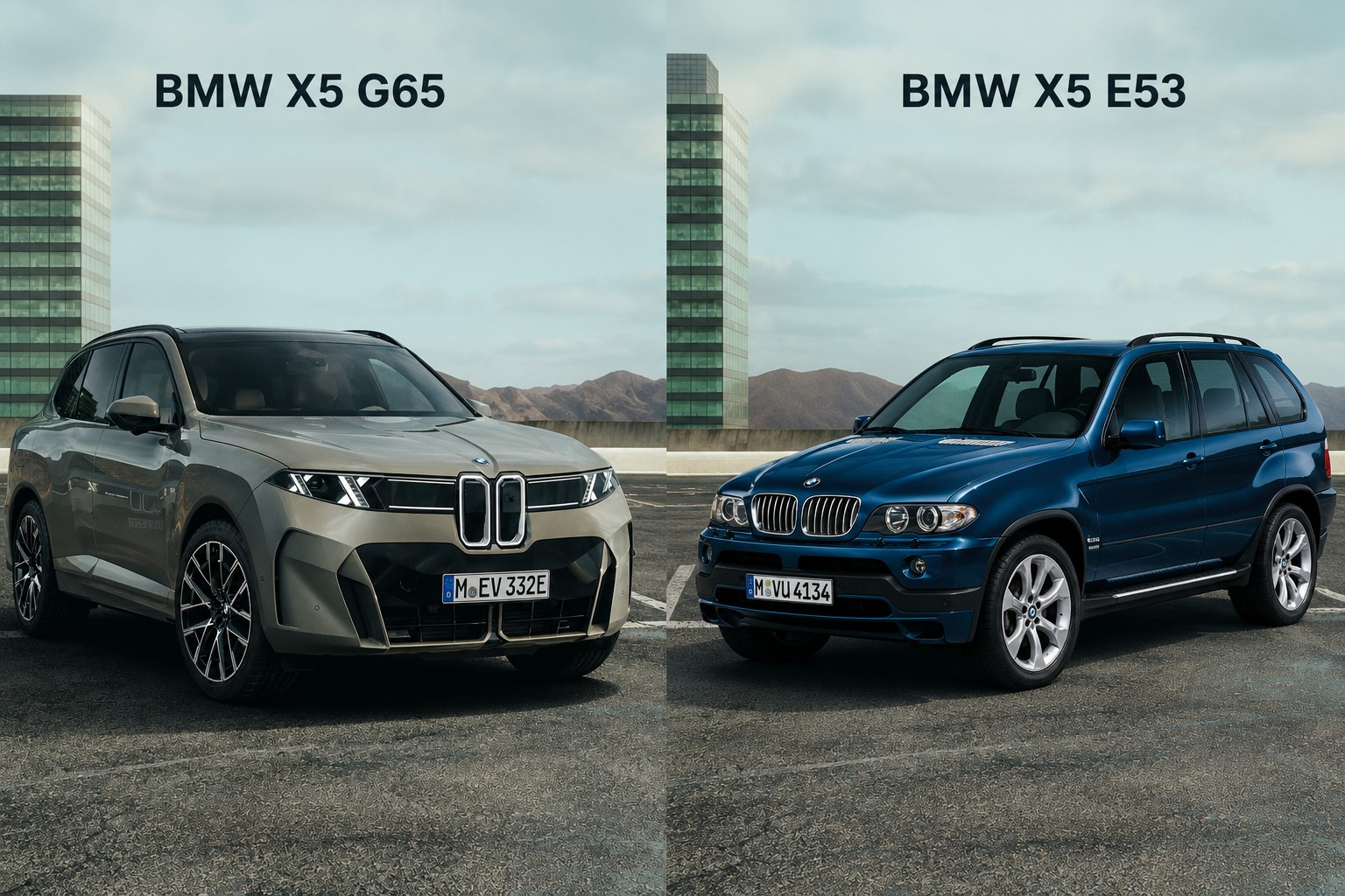 BMW X5 G65 vs BMW X5 E53: sådan har ikonet ændret sig på 25+ år