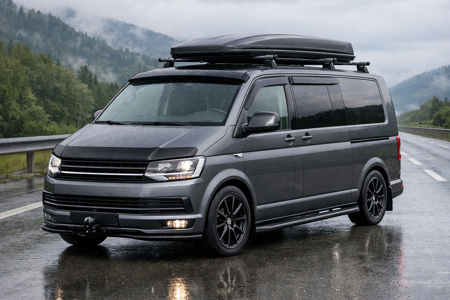 Startopgradering af Volkswagen T6 2015-2024 til motorvej og regn