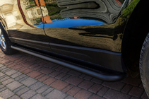 Audi Q5 2008–2017 Sidetrin Premium Black (2 stk., rustfrit stål) foto 1