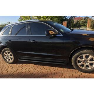 Sidetrin Premium Black (2 stk., rustfrit stål) Audi Q5 2008–2017 foto 2