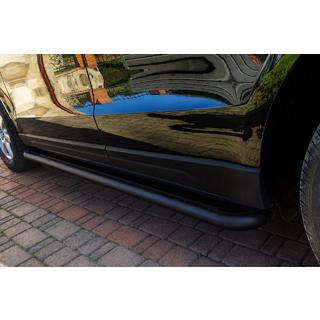 Sidetrin Premium Black (2 stk., rustfrit stål) Audi Q5 2008–2017 foto 1