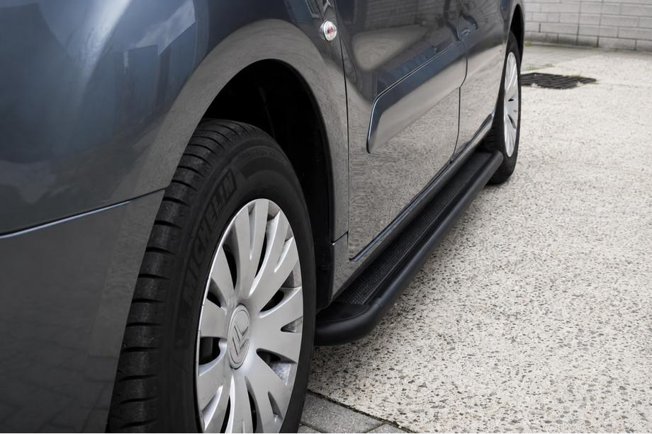Citroen Berlingo 1996–2008 Premium Black sidetrin (sæt med 2 stk., rustfrit stål) Image
