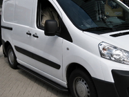 Citroen Nemo 2007–2017 Sideskørter Premium Black (2 stk., rustfrit stål) Ø60 mm foto 1