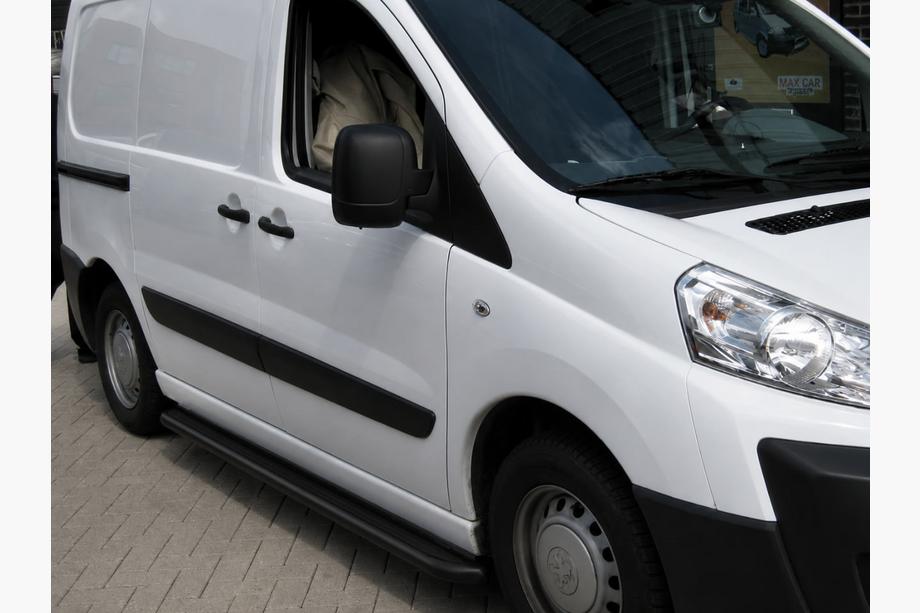 Citroen Nemo 2007–2017 Sideskørter Premium Black (2 stk., rustfrit stål) Ø60 mm Image