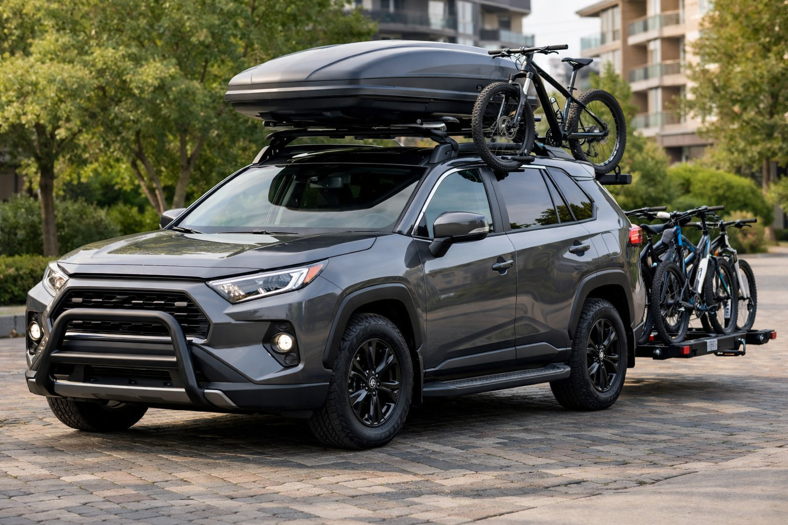 Hvad skal du montere på Toyota RAV4 2019+ til by- og familieture