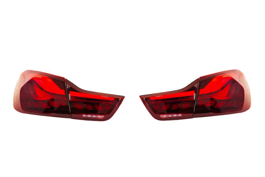 BMW 4-serie F32/F33/F36 2012–2020 Baglygter M4 Style Rød Image